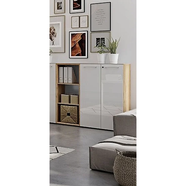 GERMANIA Bürokombination MONTERIA BHT 145x120x37 cm bunt Komplett-Büro Büro – Bild 2