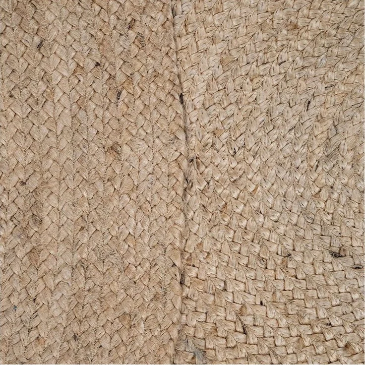 Paco Home Teppich Viborg 595, rund, Höhe: 13 mm, Jute, Modern, Boho, Handgefertigter Natur-Teppich – Bild 2
