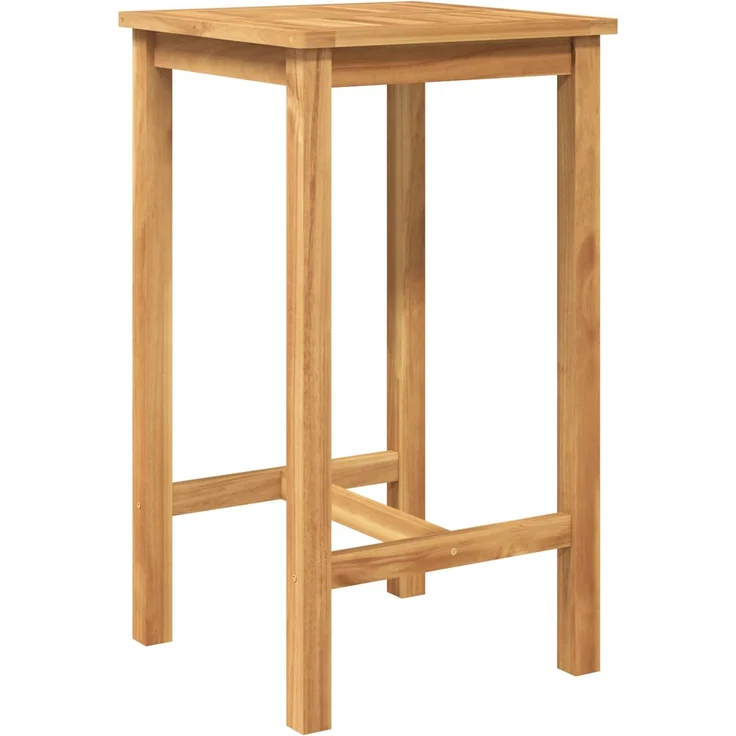 vidaXL Outdoor Bar Set 3 stk. Natur 60 x 60 x 105 cm Massivholz Teak 3422496 – Bild 4