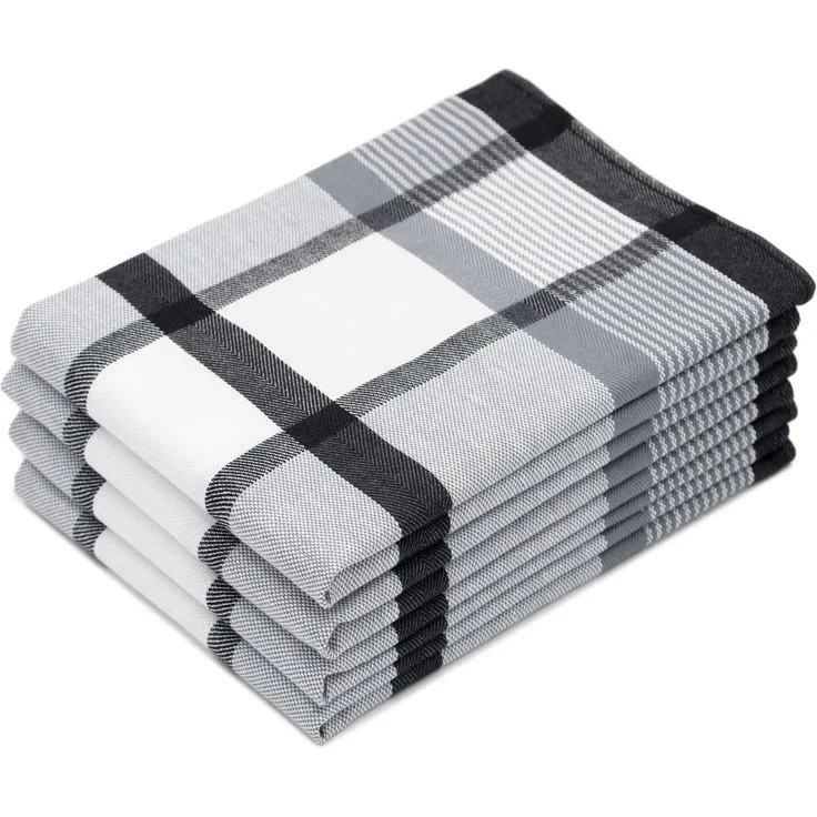 ZOLLNER Geschirrtuch, (Spar-Set, 4-tlg), 50 x 70 cm, 100% Baumwolle, vom Hotelwäschespezialisten