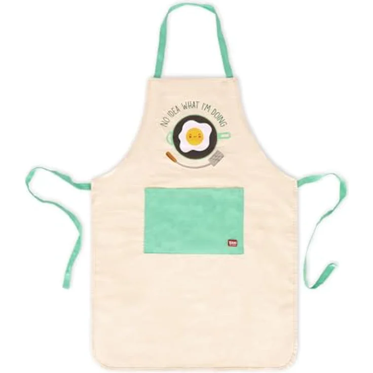 Legami Schürze Super Chef Egg, grün / beige – Bild 2