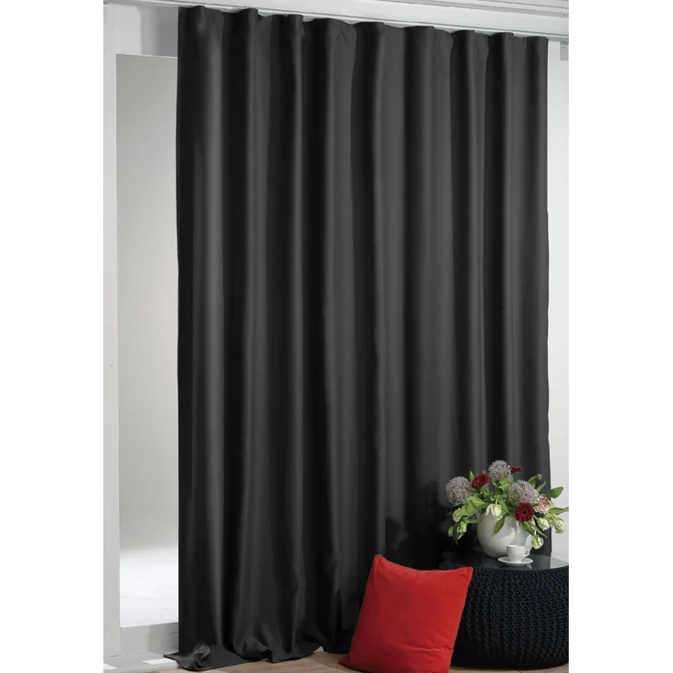 Verdunkelungsgardine Universalband Shadow 135x245 cm Schwarz – Bild 2