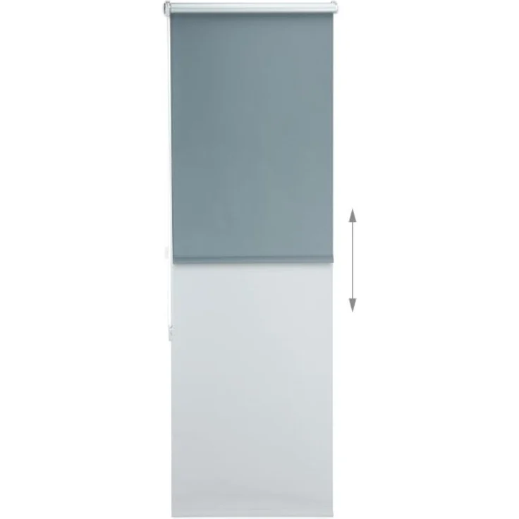Relaxdays Verdunkelungsrollo grau 60 bis 120 breit – Bild 4