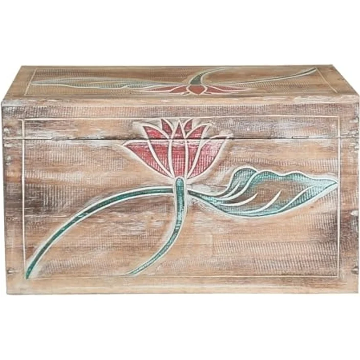 Oriental Galerie Truhe Truhe Blumen Modell Baris Mittel 50 cm – Bild 3