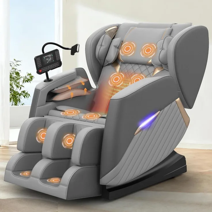 Massagesessel Ganzkorpersessel mit 16 Rollen 8