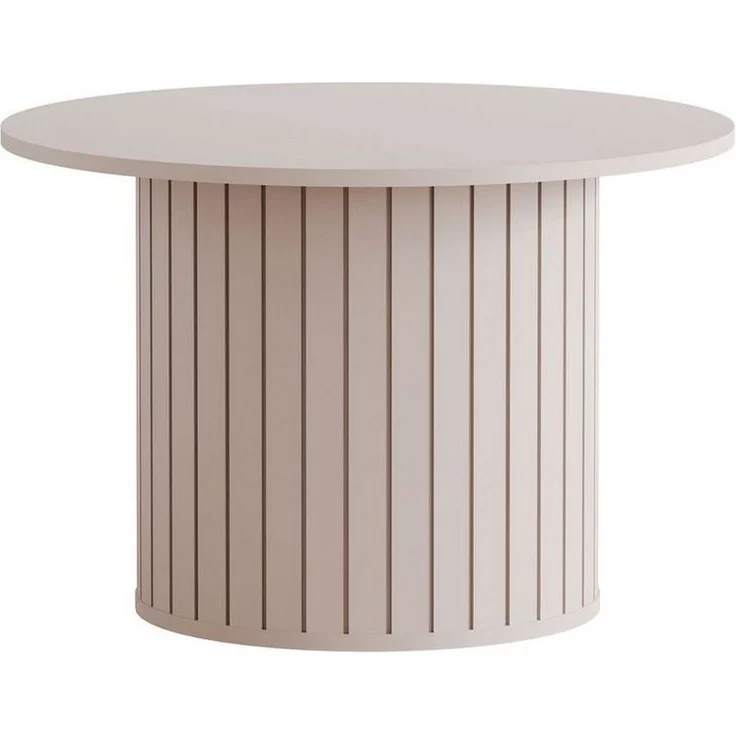 Lookway Couchtisch ELODIE – Rund, elegant & modern mit gefräster Basis (1x Couchtisch), Breite: 70 cm – Bild 3