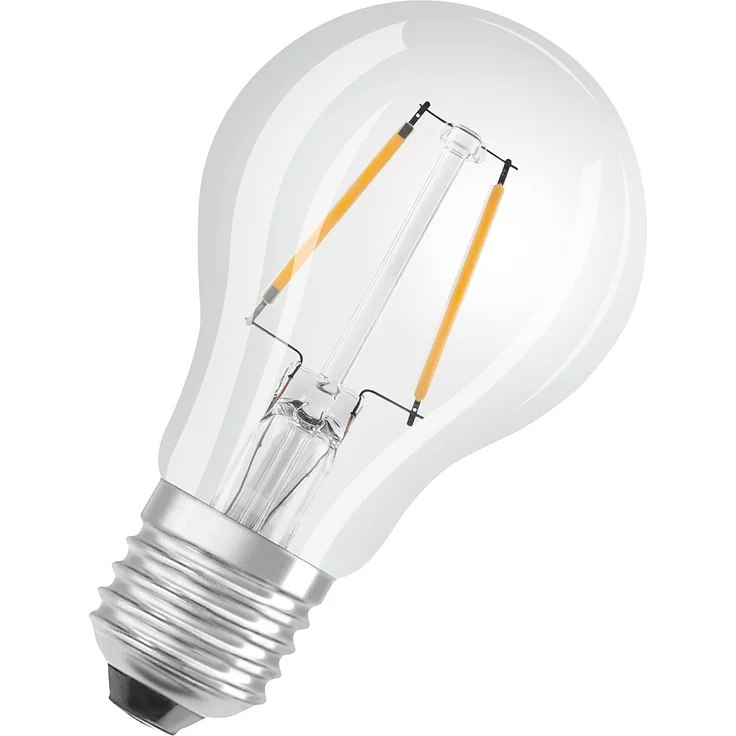OSRAM LED Star klare Filament LED Lampe, E27 Sockel, Warmweiß (2700K), Birnenform, Ersatz für herkömmliche 15W-Glühbirnen, 1er-Pack – Bild 1