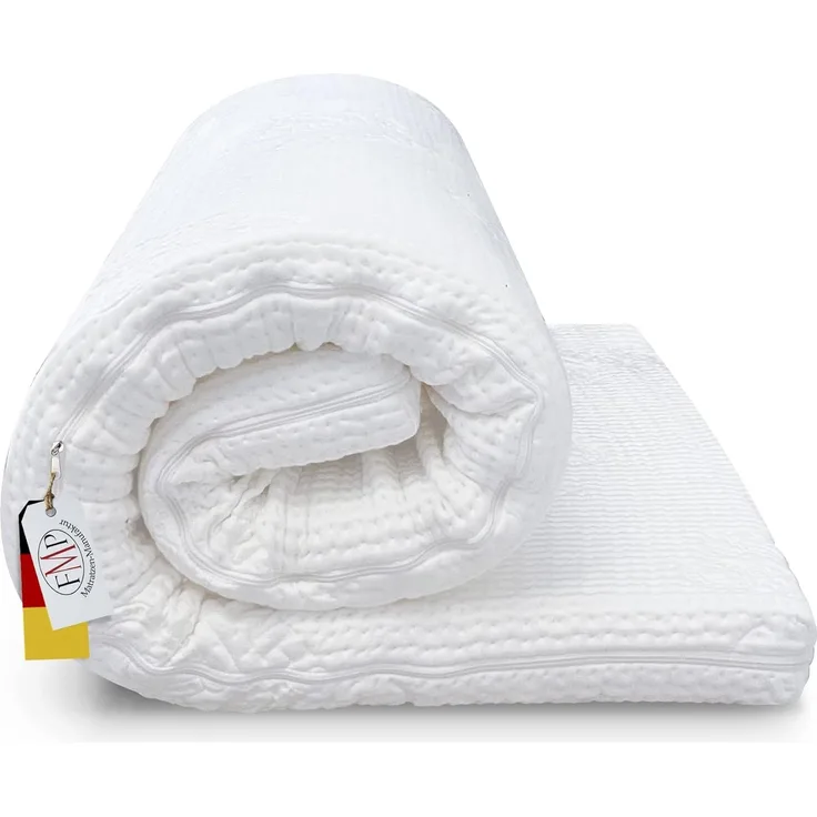 FMP Matratzenmanufaktur, Topper FMP orthopädische Comfort Matratzenauflage 8 cm hoch, Viscoschaum, (1-tlg), Für Druckentlastung und mehr Komfort