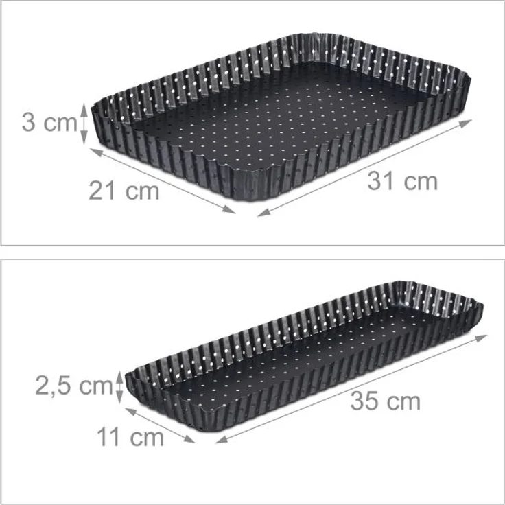 Tarteform 2er Set mit Löchern 10044655 – Bild 4