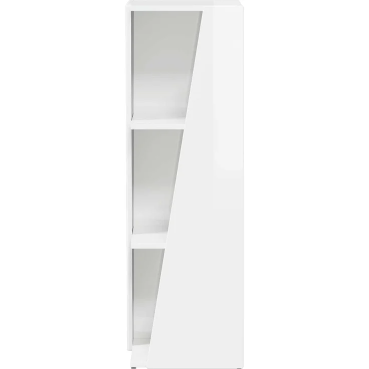 vidaXL Seitenregal Hochglanz Weiß 33 x 32 x 100,5 cm Holzwerkstoff 892421 – Bild 5