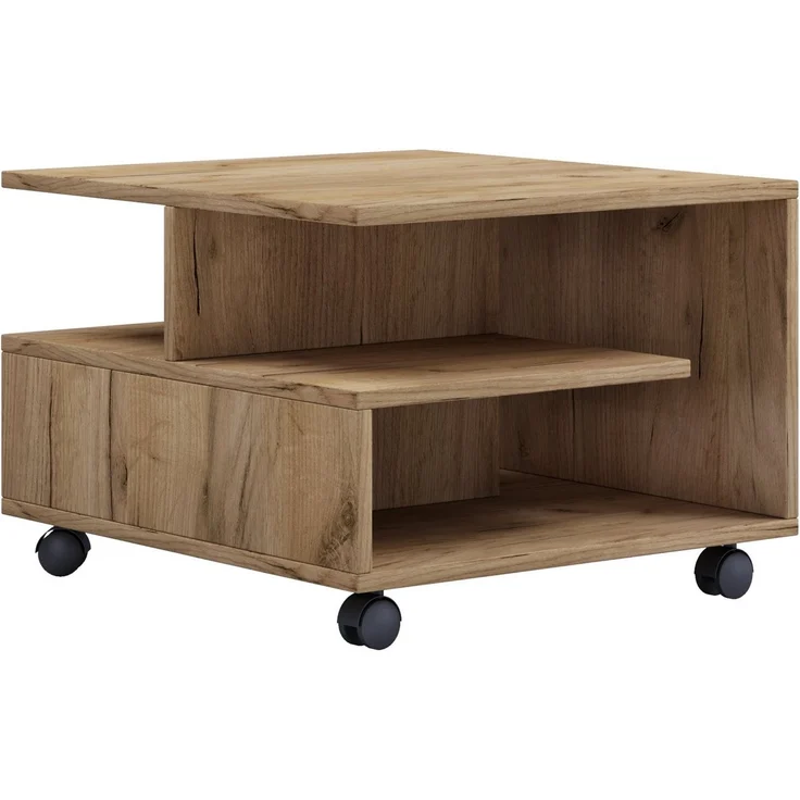 VCM Beistelltisch & Couchtisch Stango 919869 Honig-Eiche H. 40 x B. 50 x T. 50 cm – Bild 3