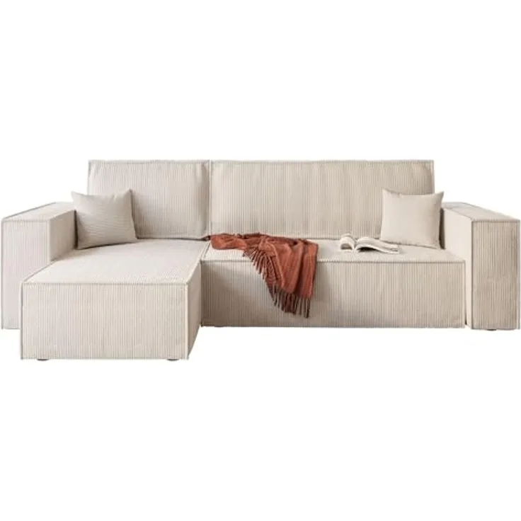Lookway Ecksofa Gepolstertes CARLOS L-Form, Schlaffunktion