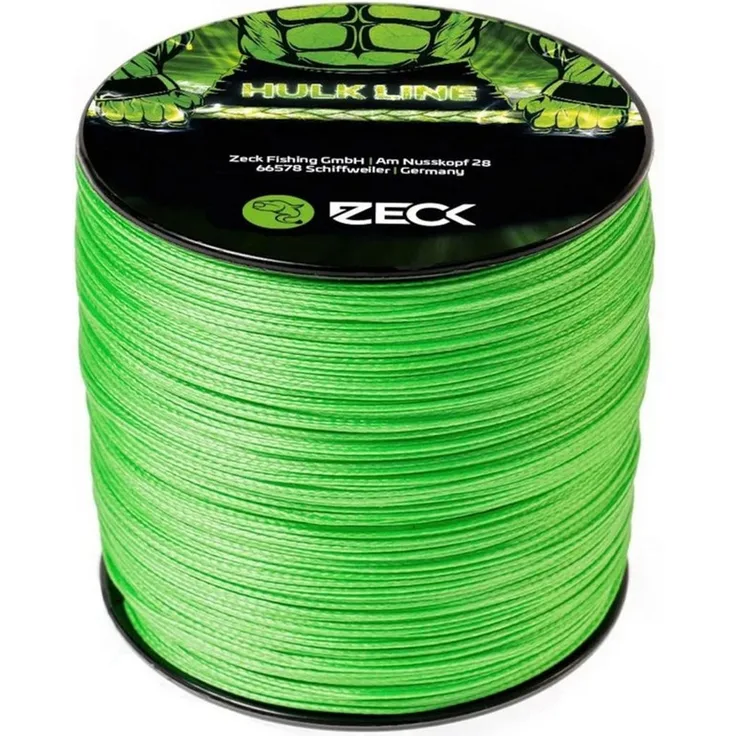 Zeck Fishing Angelschnur Zeck Fishing Hulk Line 0,46mm - 310m geflochtene Angelschnur, (310-St)
