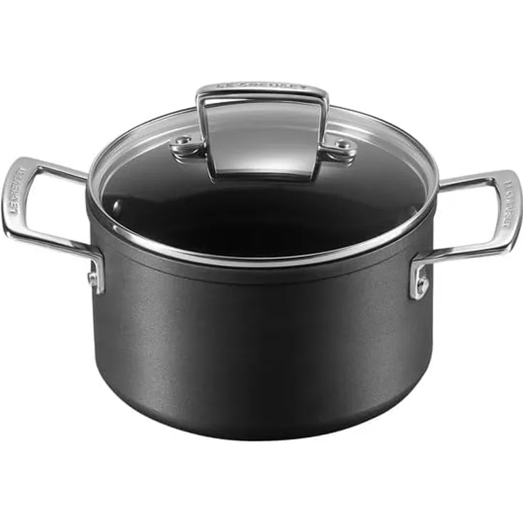 Alu Fleischtopf 18 cm Aluminium-Antihaft Le Creuset Töpfe - GasBackofen geeignet, Spülmaschinengeeignet