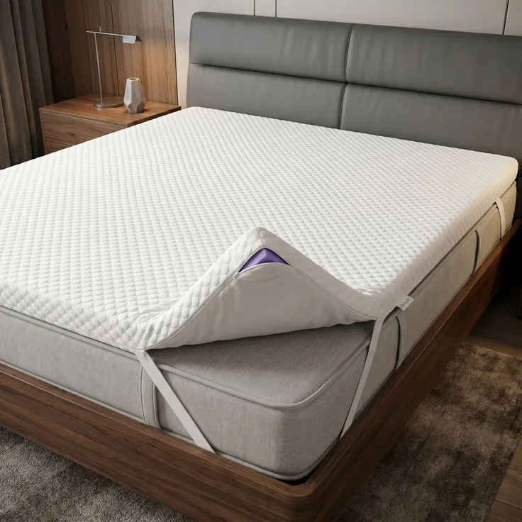 Topper SOFT 90x200cm, Memory Foam Matratzentopper, waschbarer Bezug, geeignet für Federkern & Schaumstoff Matratzen, H2, Matratzenauflage Höhe 5cm