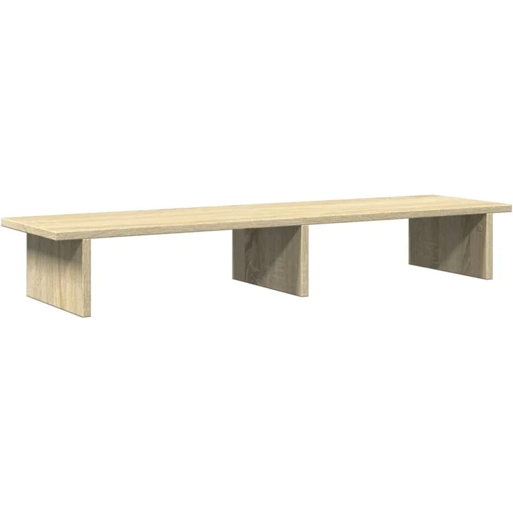 vidaXL Monitorständer Sonoma-Eiche 100x27x15 cm Holzwerkstoff 854708 – Bild 2