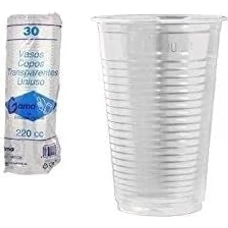 Ga. ma Gama 1110840 - Becher Kunststoff, transparent