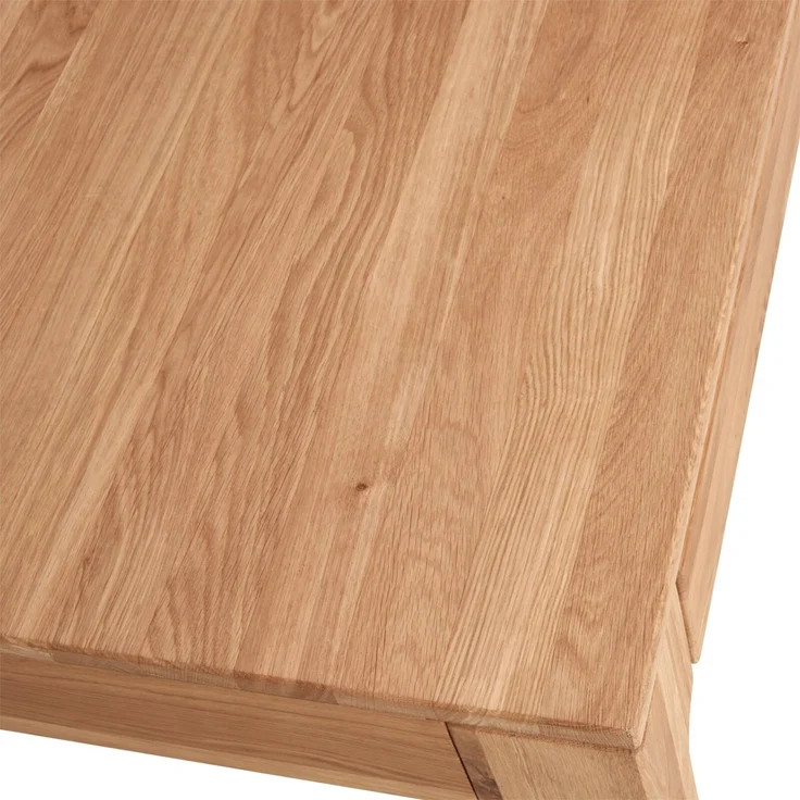 Livetastic 'KOBLENZ' Schreibtisch, Massivholz Wildeiche, 110 x 76 x 55 cm, mit 2 Schubladen – Bild 2
