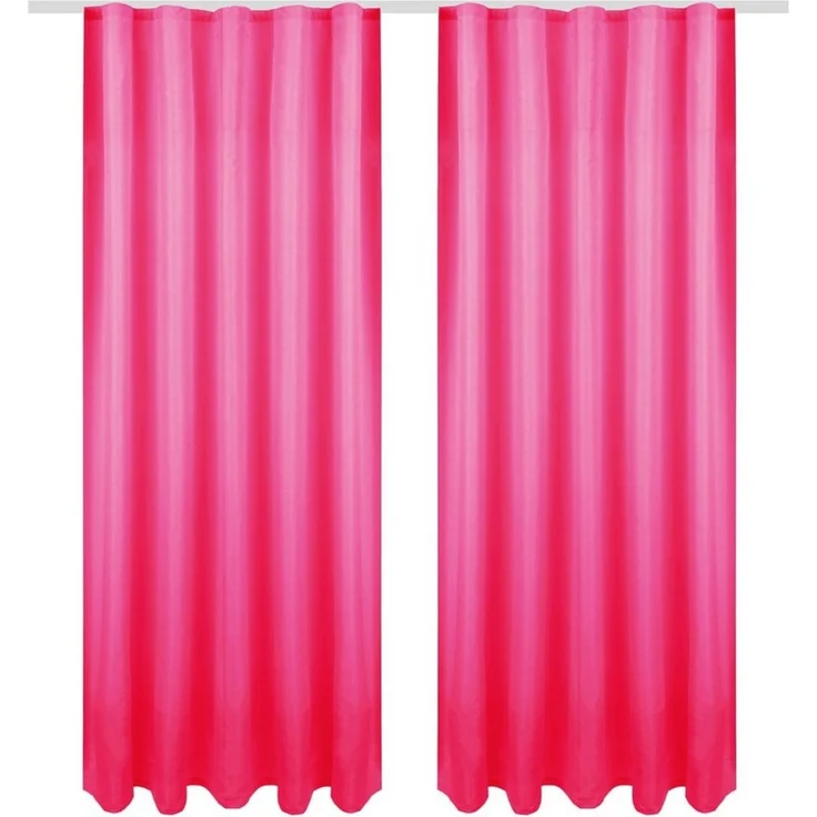 Bestlivings Gardine "Ellen" mit Universalband (2 St), Kräuselband, blickdicht, in moderner Satin-Optik, einfarbig, modern, waschbar bei 30°C