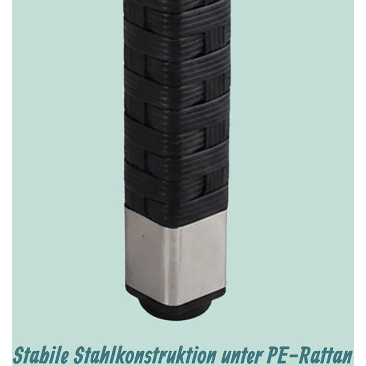 Gartentisch Rattanoptik mit Glasplatte 10053336_111 – Bild 5