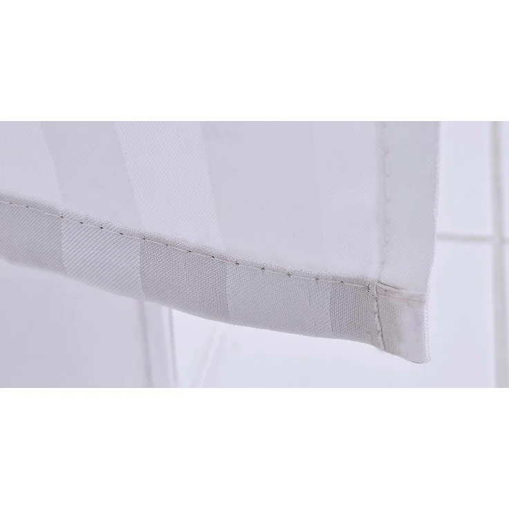 Ridder Duschvorhang Satin weiß Breite 120 cm – Bild 3