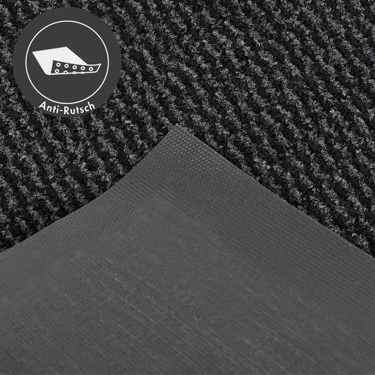 Andiamo Fußmatte Easy, Made in Netherlands, rechteckig, Höhe: 5 mm, Schmutzfangmatte, rutschhemmend, Innen- und überdachten Außenbereich – Bild 4