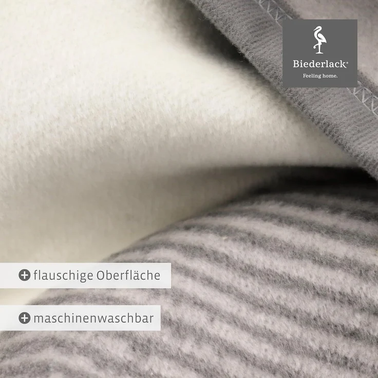 Wohndecke Across beige XXL, karierte Sofadecke in 220x240, Decke in Übergröße, Biederlack, Made in Germany – Bild 5
