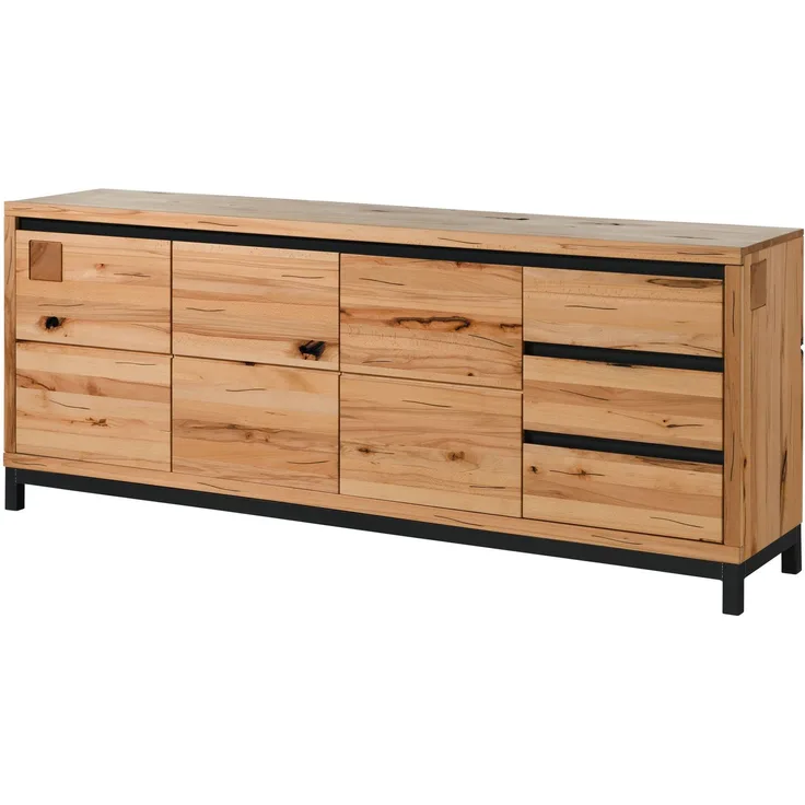 Sideboard Kernbuche 210x45x85 natur geölt VILLANDERS #152