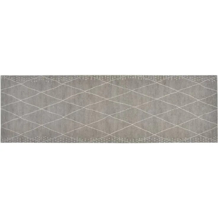 vidaXL Küchenteppich Waschbar Raute 60x180 cm Samt 136565