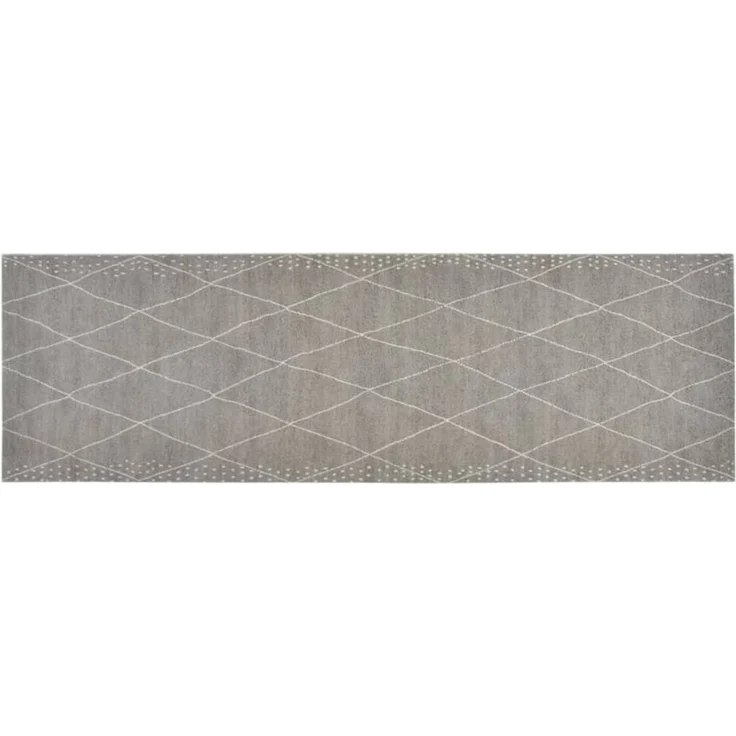 vidaXL Küchenteppich Waschbar Raute 60x180 cm Samt 136565 – Bild 1