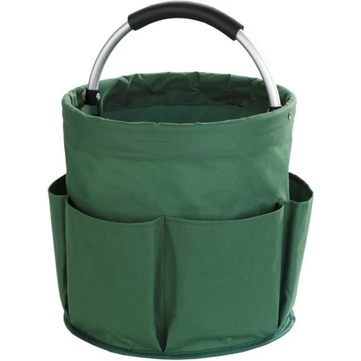 Maximex Organizer Universal-Reinigungs-Caddy (1 St), mit 6 Außentaschen für Gartenwerkzeug, großes Hauptfach, faltbar, 16 l – Bild 4