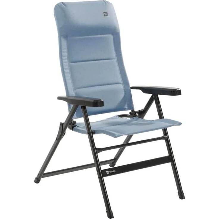 Travellife Campingstuhl Lago Comfort Verstellbar Blau 446869