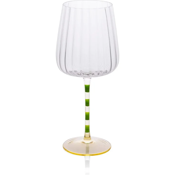 Hermia Concept 'BRD0141 - 4'lü' Weingläser-Set (4-teilig), Grün / Gelb, 23 x 10 x 10 cm, 600 ml – Bild 3