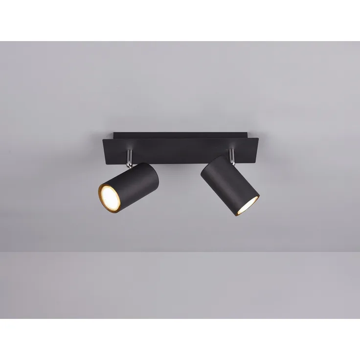 Trio Marley Deckenleuchte 35W, GU10, Schwarz (802400232)