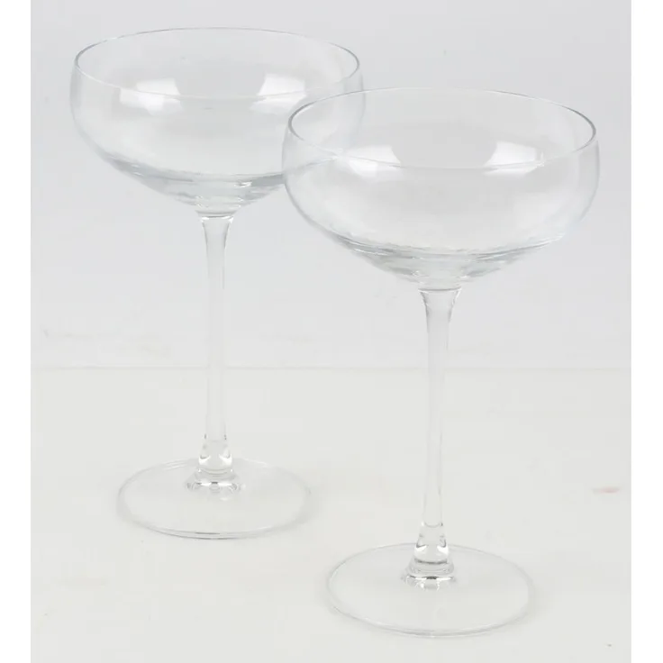 Martini Glas 2er Set 250 ml – Elegante Cocktailgläser für Bar Küche Party klassische Longdrink & Cocktail Präsentation