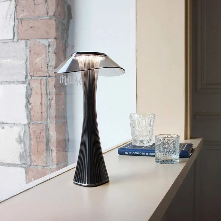 Nettlife LED Nachttischlampe Nachttisch Lichtsteuerung Touch Roségold, LED fest integriert, Kaltweiß, Neutralweiß, Warmweiß – Bild 3