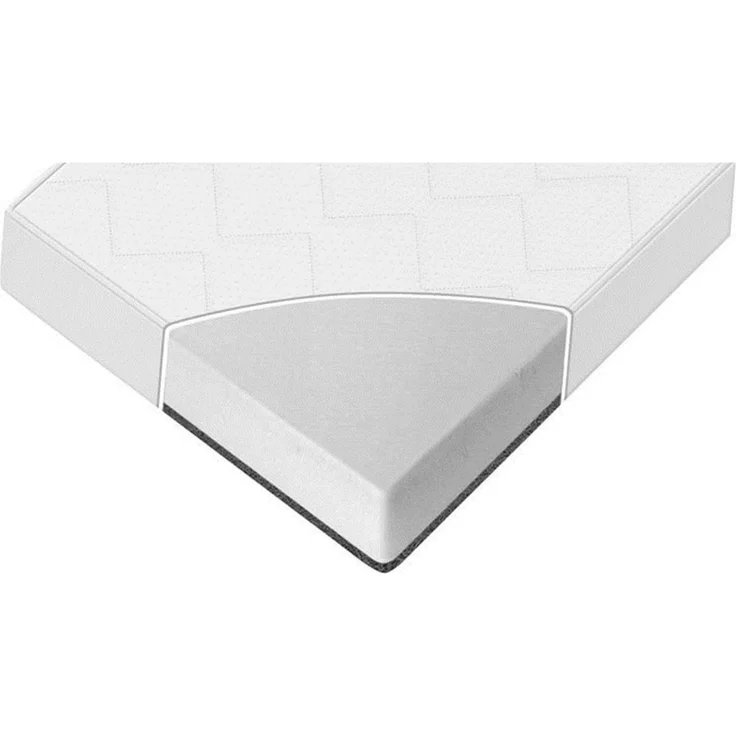Lorelli Matratze Havana 120 x 60 cm Bezug waschbar antiallergisch Schaumstoff weiß uni – Bild 2