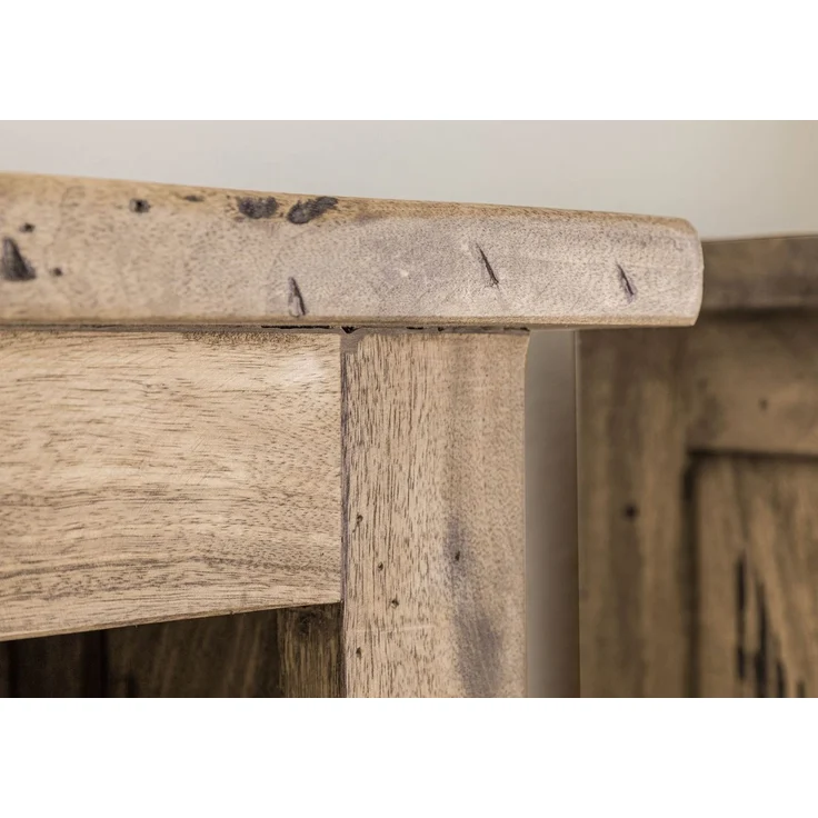 Hängeschrank Mango 50x26x120 whitewash lackiert RAILWAY #380 – Bild 7