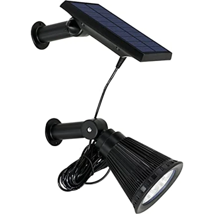 Lumisky H42cm SPIKY AWAY W34, LED-Solarstrahler mit dimmbarer kaltweißer Beleuchtung, 12 Stunden Laufzeit – Bild 4
