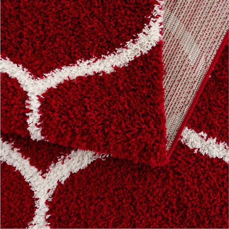 Sanat Hochflor-Teppich Madrid, rechteckig, Höhe: 30 mm, Wohnzimmer, Langflor, Shaggy Teppich – Bild 4