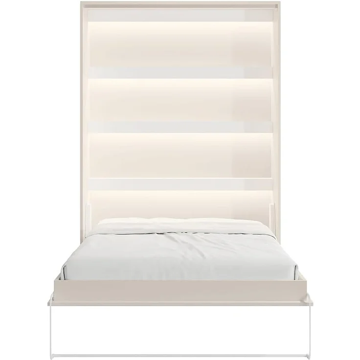 Vente-unique - RAPILI Bett Holz, Platte Beige - B 50 cm239,2 cm x H 225,2 cm x L 159 cm – Bild 8