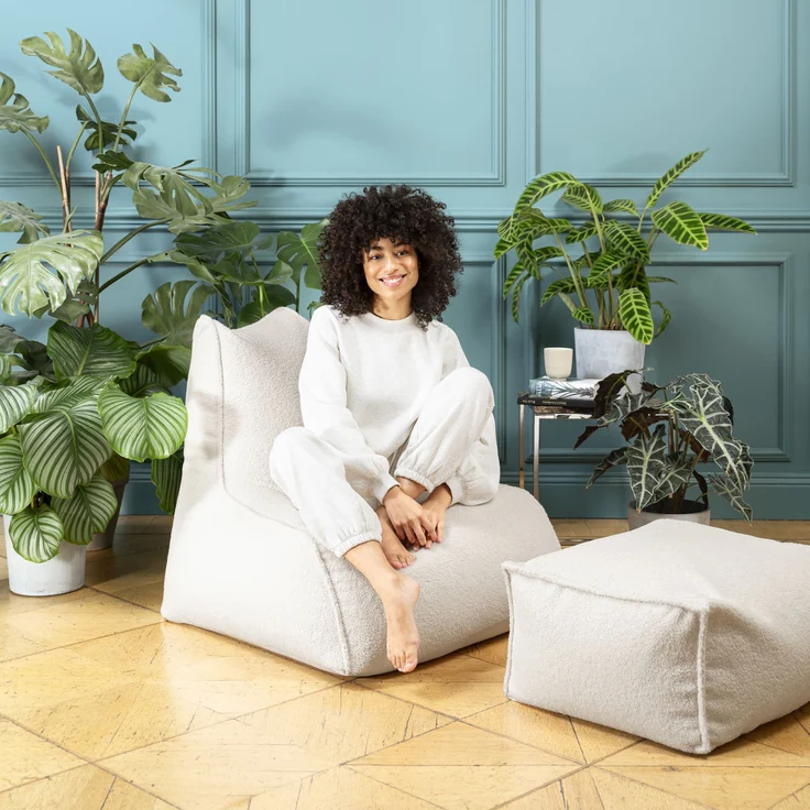 MAGMA Hocker ROLL WOOLLY BHT 65x35x55 cm – Bild 5