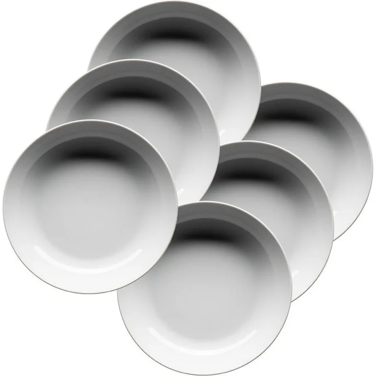 MÄSER Suppenteller BARCA, Suppenteller Set, Porzellan, (6 St)