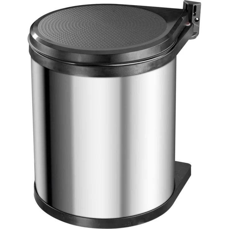 Hailo Schrank-Mülleimer Compact-Box 15 L Größe M Edelstahl 3555-101 415439 – Bild 1