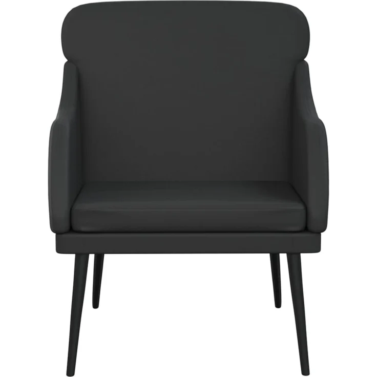 Sessel wohnzimmer, Relaxsessel, Fernsehsessel Schwarz 63x76x80 cm Kunstleder – Bild 3