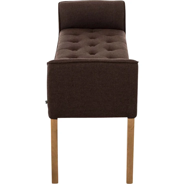 CLP Chaiselongue Cleopatra Gestell aus Kautschukholz,braun antik-hell – Bild 6