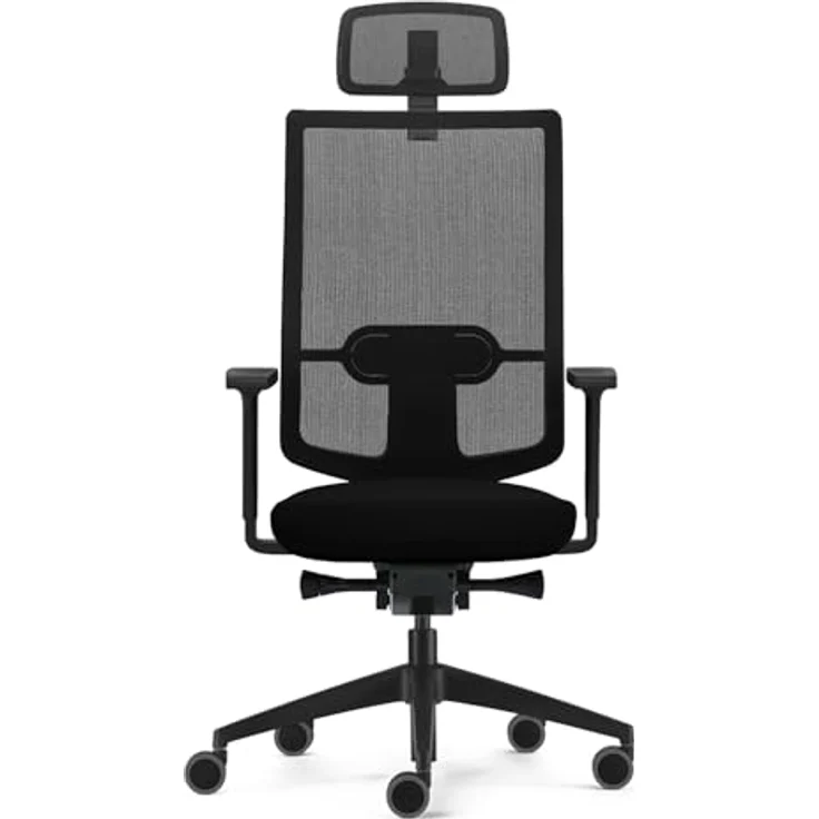Sedus, se:do PRO Light 2, ergonomischer Bürostuhl, Netzmembran, schwarz, Lordosenstütze, Nackenstütze, höhenverstellbar – Bild 5