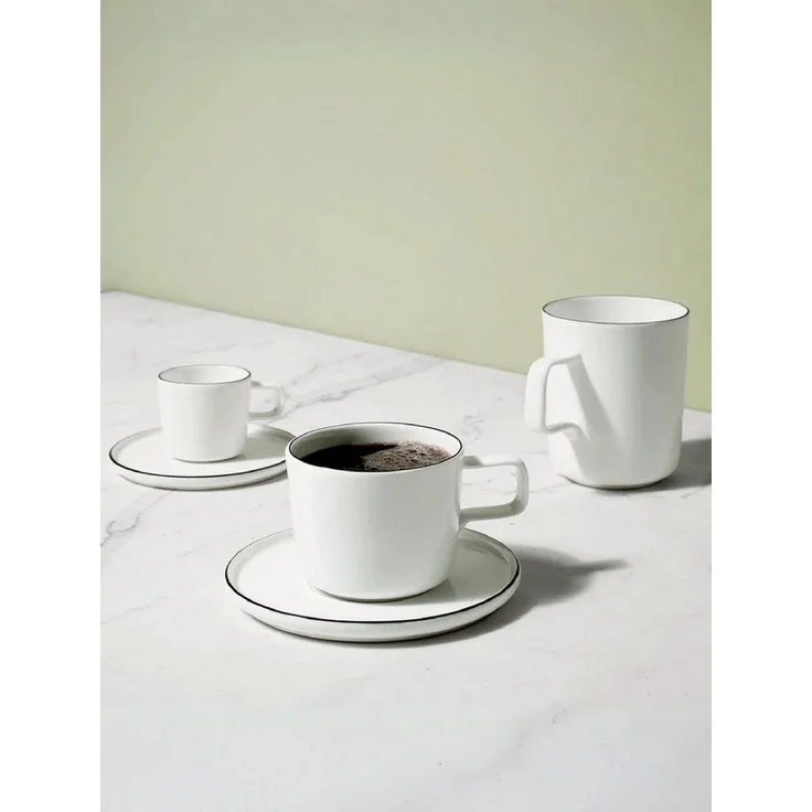 ASA SELECTION Becher ASA Selection oco ligne noire Henkelbecher, oco ligne noire 0,35l, Fine Bone China – Bild 1