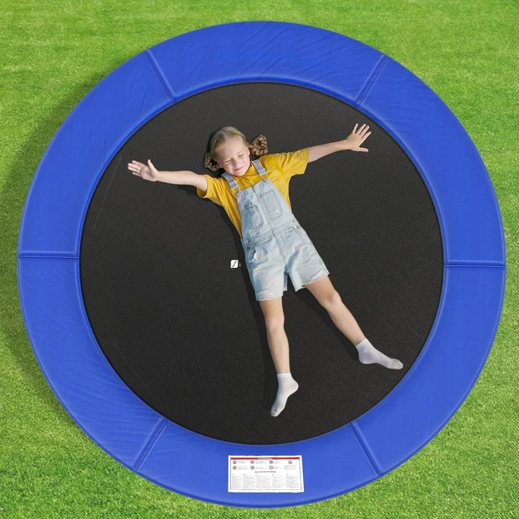 SONGMICS Trampolin Randabdeckung, 100% UV-beständig, Reißfest, PVC, Blau, 305,0 cm – Bild 3