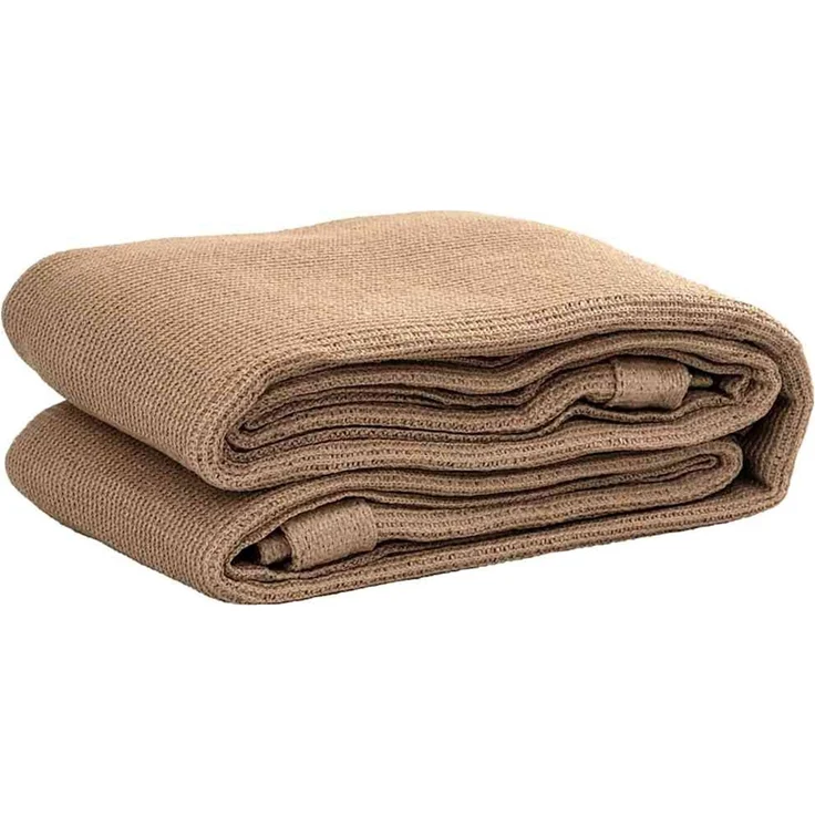 vidaXL Zeltteppich Taupe 400x800 cm HDPE 310755 – Bild 2